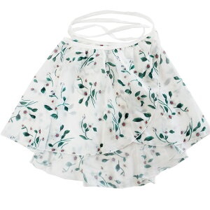 花柄シフォン巻きスカート単品|バレエ スカート【ジュニア・おとな・大人】バレエ用品 バレエスカート|