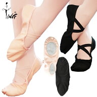 【Ting】スプリットソールバレエシューズ【プラス0s】左右はありません|16.0-25.5cm 布製 キャンバス ク…