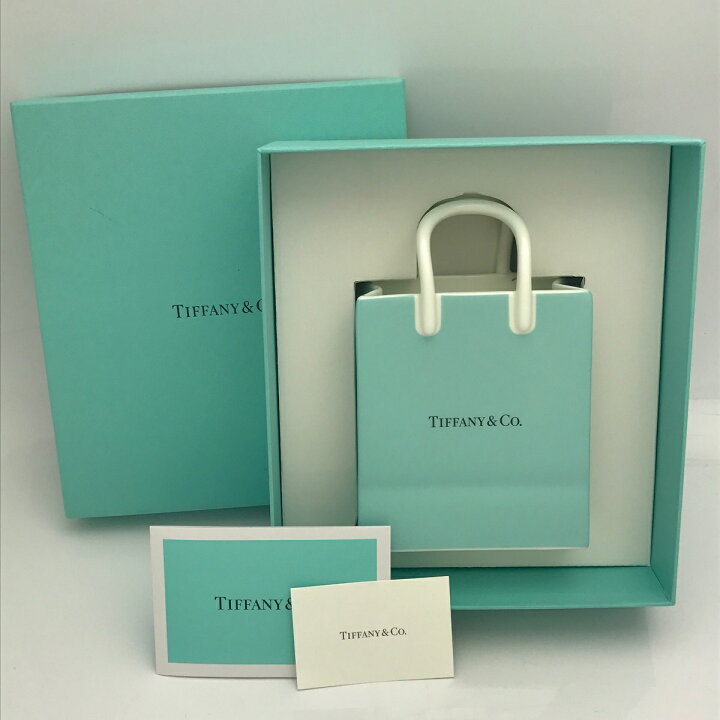 楽天市場】ティファニー Tiffany＆Co. 小物入れ（ショッパー型） 陶器 