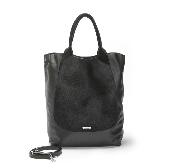 楽天市場】AGNONA アニオナ トートバッグ 2WAY ショルダー付 レザー 