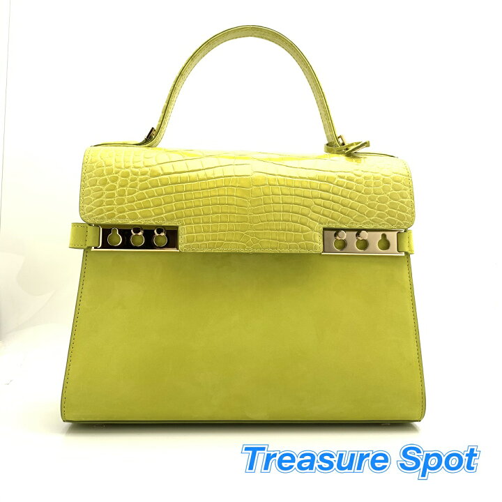 楽天市場】DELVAUX デルボー タンペートMM イエロー系 クロコ×ヌバック 
