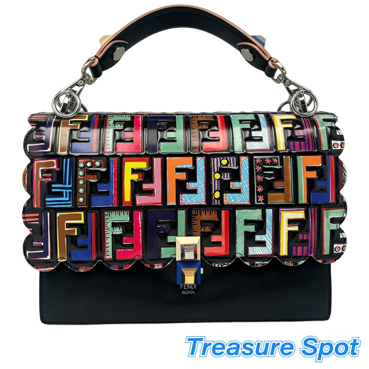 楽天市場】フェンディ FENDI キャナイ ハンドバッグ レザー マルチ  