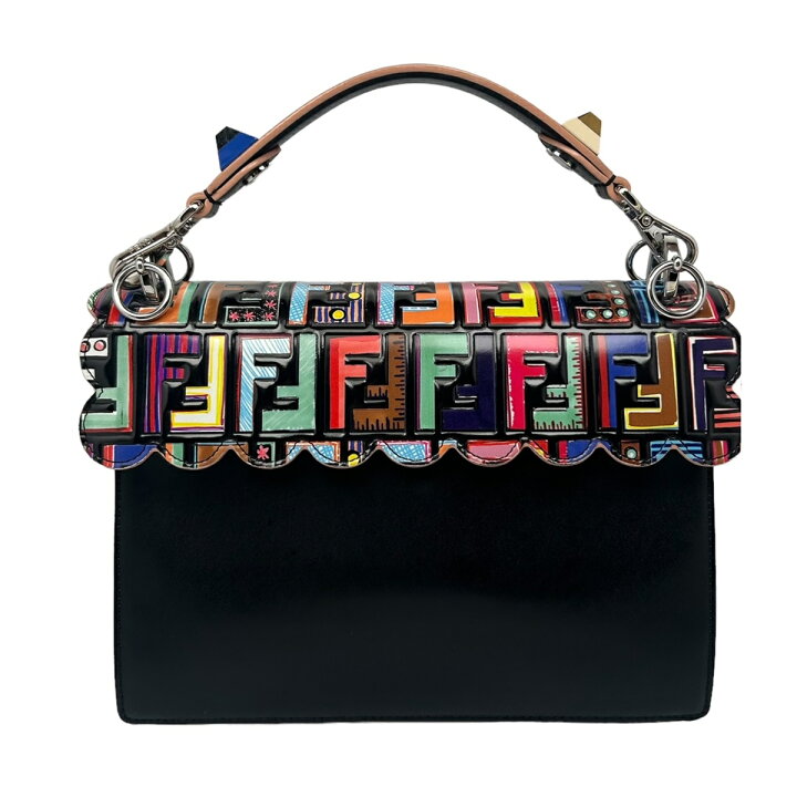 FENDI フェンディ ショルダーバッグ チェーン キャナイ マルチカラー