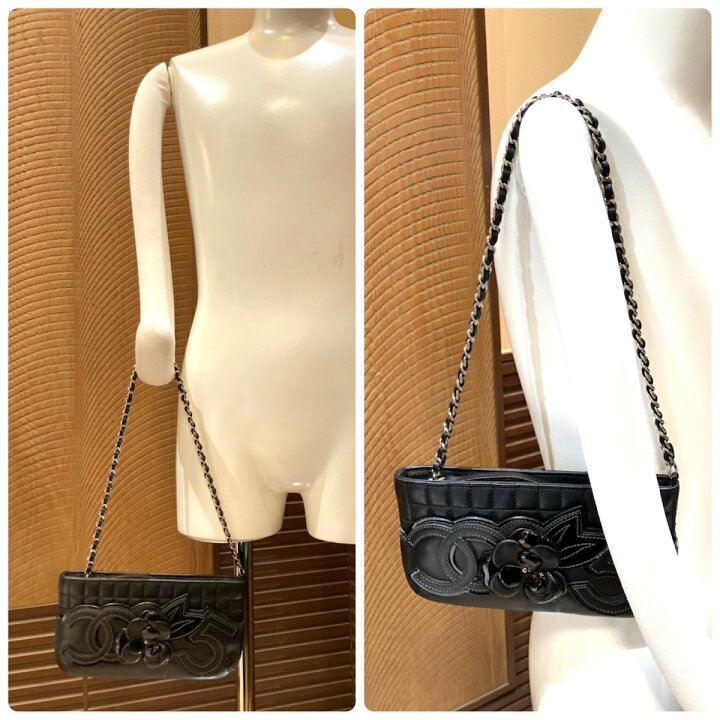 楽天市場】シャネル CHANEL アイコンミニチェーンバッグ Gカード  