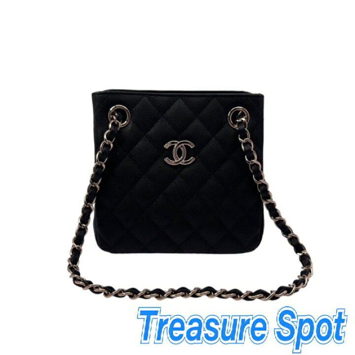楽天市場】シャネル CHANEL ハンドバッグ ミニバケットバッグ ブラック 