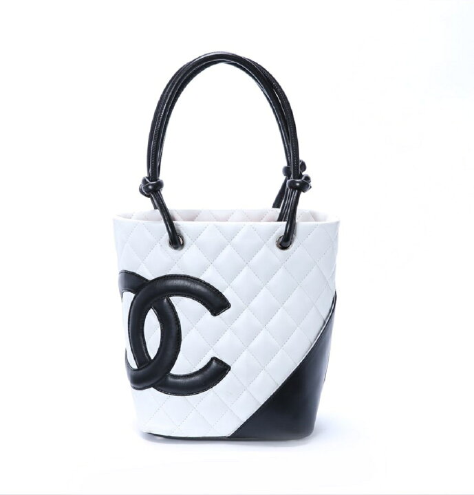 楽天市場】シャネル CHANEL カンボンライン ミニトートバッグ  