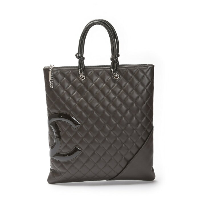 楽天市場】CHANEL シャネル カンボンライン フラットトートバッグ 