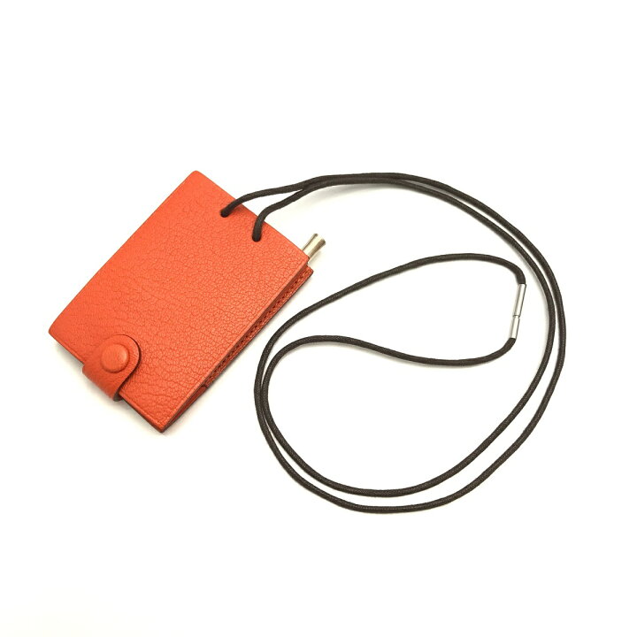楽天市場】HERMES エルメス メモ帳 ネックストラップ付き 