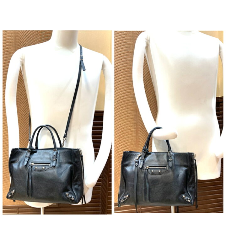 楽天市場】BALENCIAGA バレンシアガ ペーパーバッグA6 2WAYバッグ 