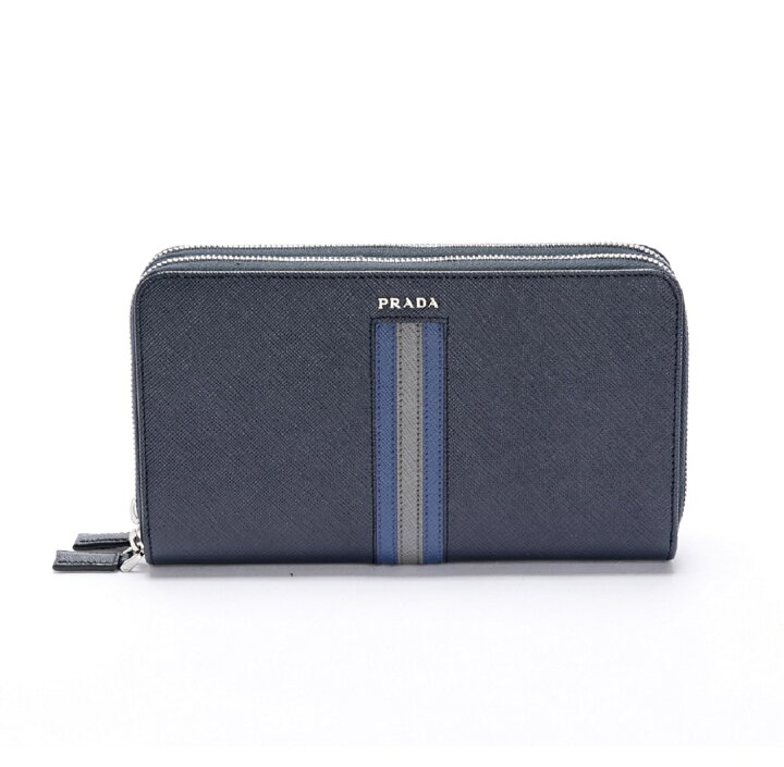 楽天市場】PRADA プラダ ダブルジップラウンドファスナー長財布 