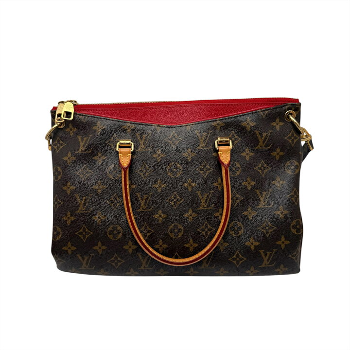 楽天市場】ルイヴィトン LOUIS VUITTON LV パラスMM モノグラム レッド 