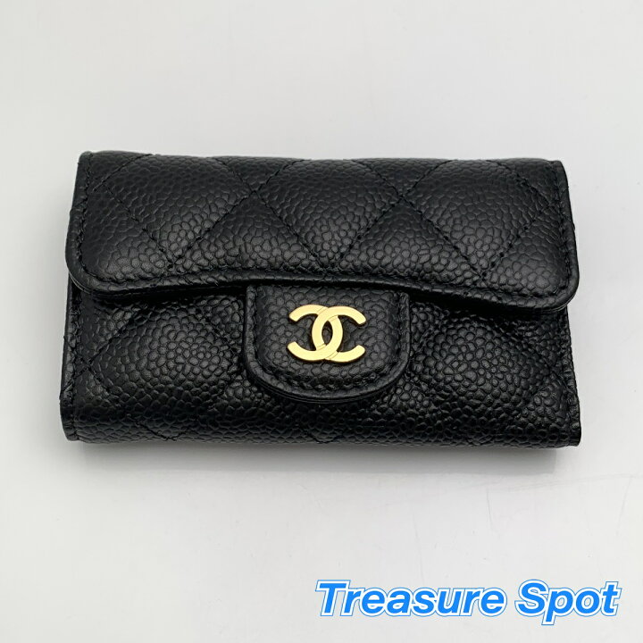 楽天市場】シャネル CHANEL キーケース 6連 ブラック キャビア 