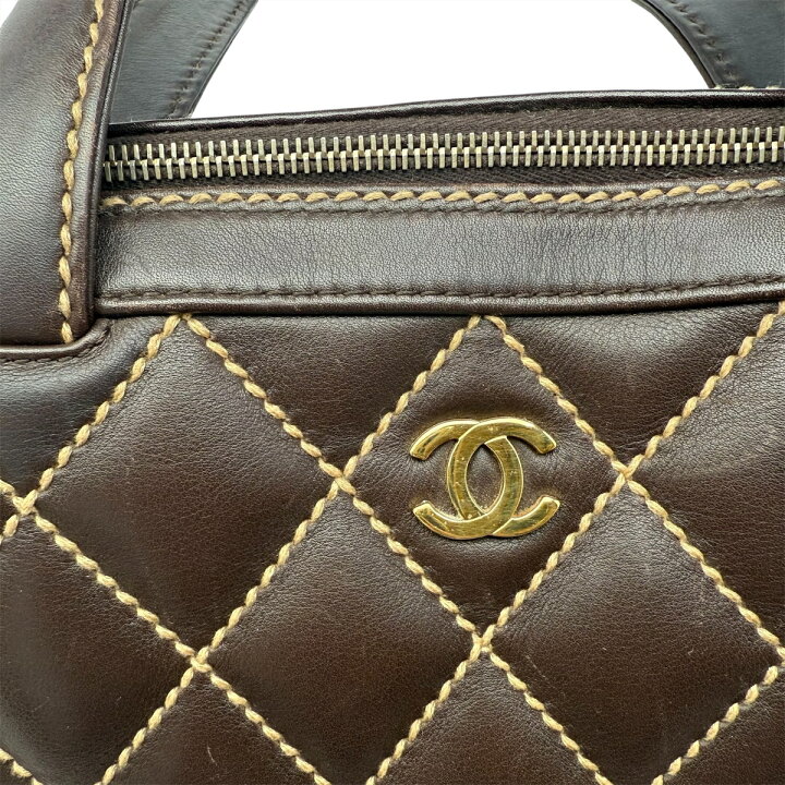 楽天市場】シャネル CHANEL ワイルドステッチミニボストン バッグ 