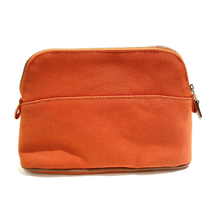 楽天市場】エルメス HERMES ボリードポーチ20 MINI オレンジ系  