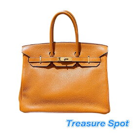 エルメス　HERMES　バーキン35　ポティロン　トリヨンクレマンス　□H刻印　送料無料　【トレジャースポット】　中古