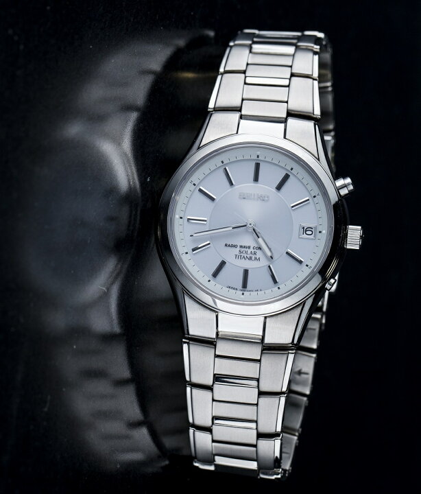 楽天市場】SEIKO セイコー 7B22-0AD0 ソーラー電波時計 腕時計 チタン 