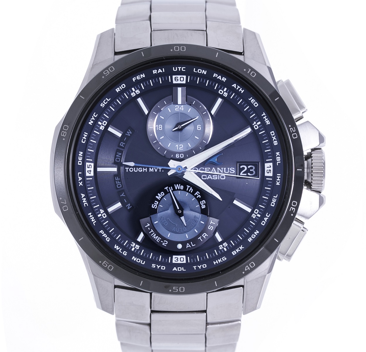 CASIOのオシアナスOCW-T1010-1AJF タフソーラー マルチバンド6 腕時計