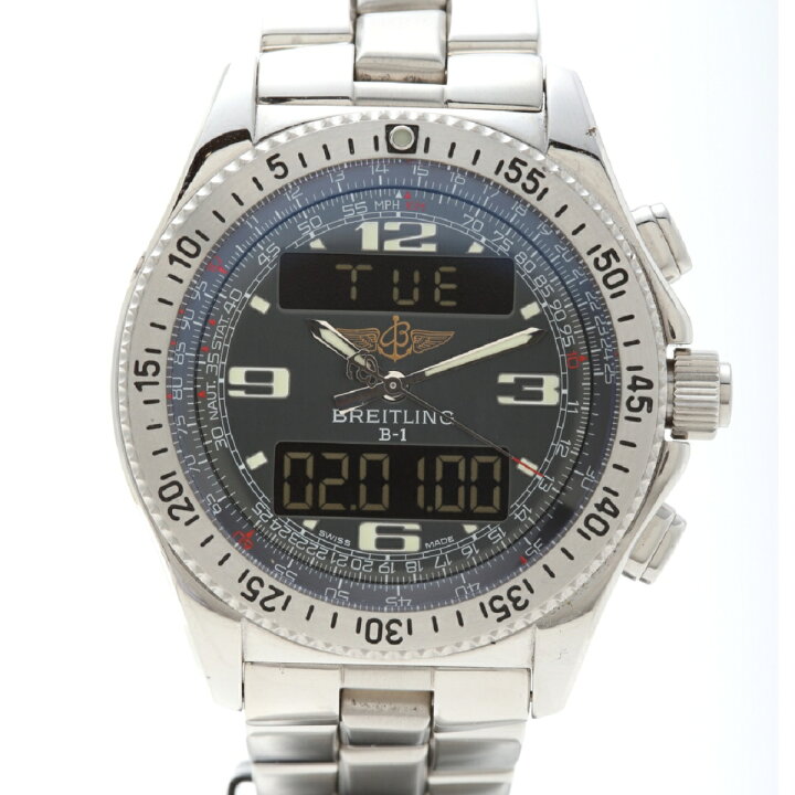 楽天市場】ブライトリング BREITLING B-1 A68362 クォーツ SS メンズ  
