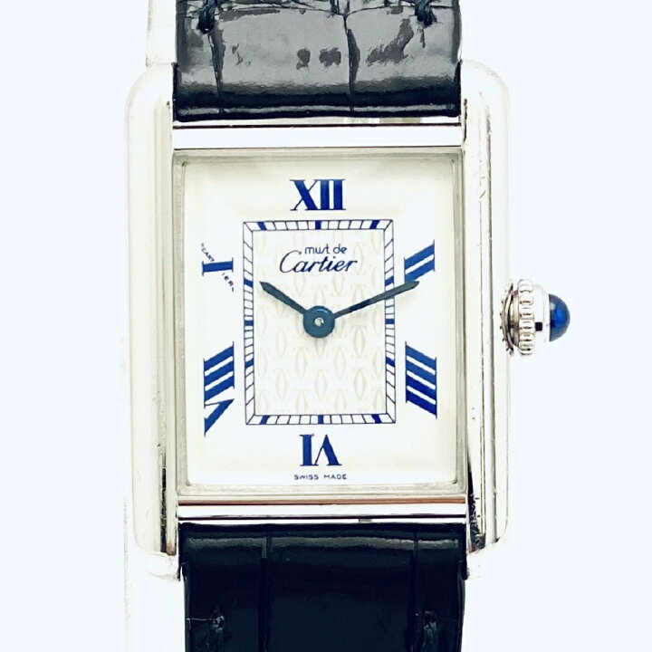 楽天市場】カルティエ Cartier マストタンクヴェルメイユ 925シルバー