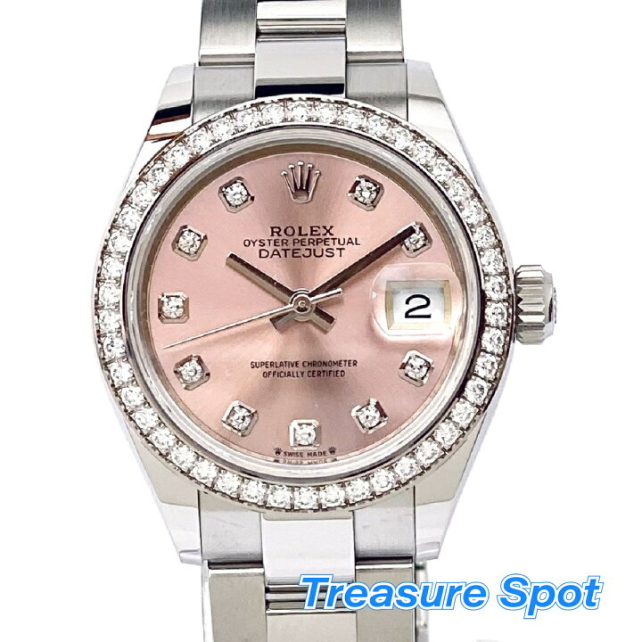 楽天市場】ロレックス ROLEX デイトジャスト28 279384RBR ピンク文字盤
