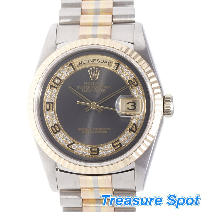 楽天市場】ROLEX デイデイト 18239 BIC グレーミリヤードダイヤ 1990年 