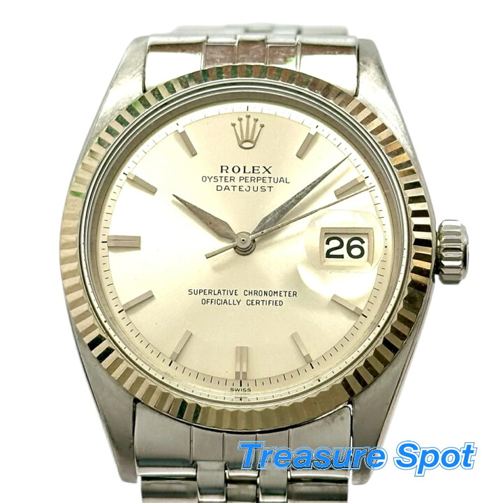 楽天市場】ROLEX ロレックス デイトジャスト 1601 1955年 SS/WG  