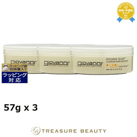 送料無料 ジョヴァンニ スタイリンググルー カスタムヘアモデラー お得な3個セット 57g x 3 | Giovanni ヘアワックス・クリーム