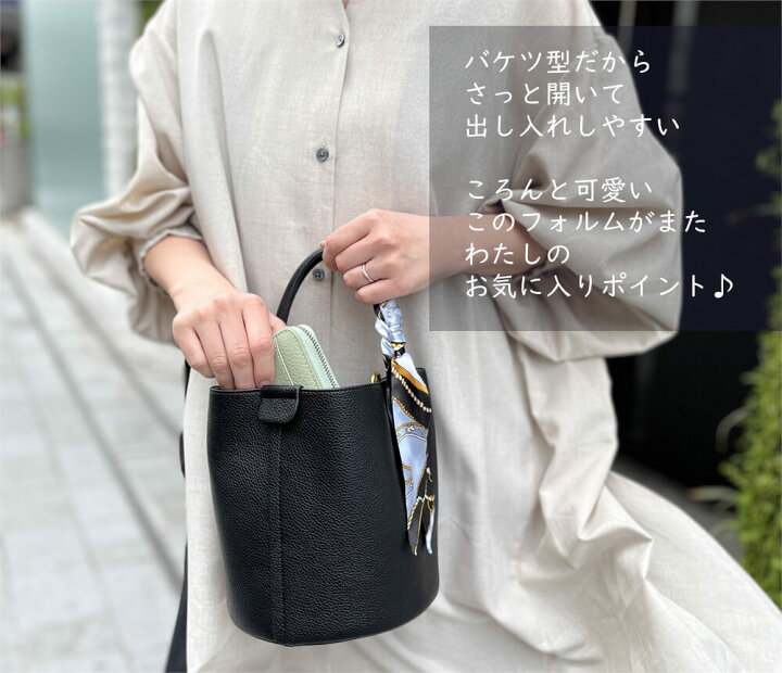 レディース牛革 キューブ型 バケツ型 通勤ハンドバッグ 高級togoレザー 