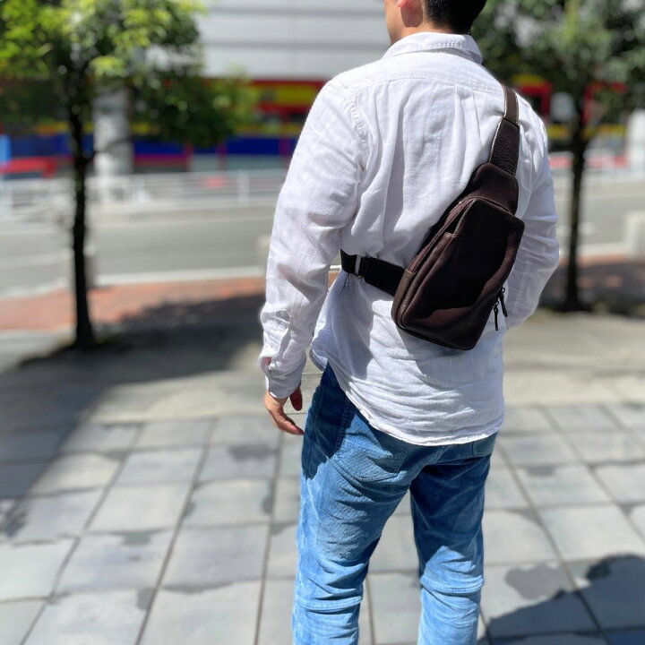 楽天市場】【職人手作り】ボディバッグ 本革 □大人の 上質 極上 