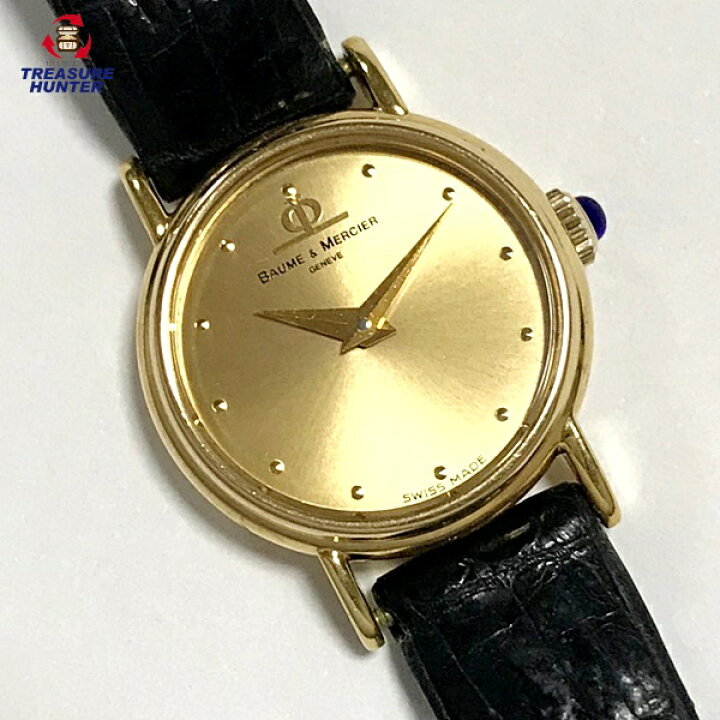 楽天市場】【中古】ボーム＆メルシエ K18 手巻き レディース 腕時計  