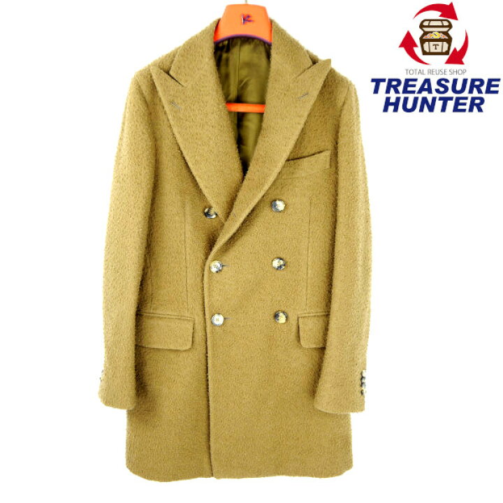 楽天市場 中古 Isaia コロラド イザイア ダブル チェスターコート メンズ ブラウン アウター 44 Sサイズ Treasure Hunter楽天市場店