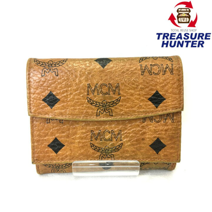 楽天市場】【中古】MCM エムシーエム 3つ折り財布 Wホック ウォレット 
