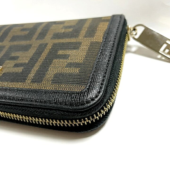 楽天市場】【中古】フェンディ ズッカ ラウンドファスナー 長財布  