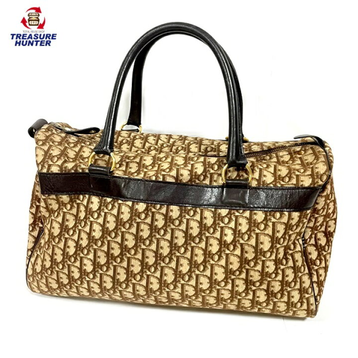 楽天市場】【中古】クリスチャンディオール トロッター ボストンバッグ  