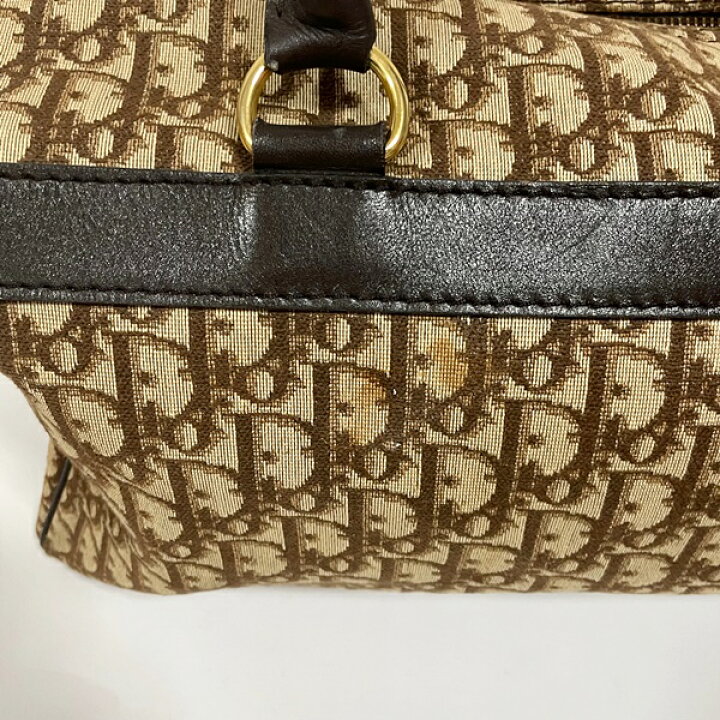 楽天市場】【中古】クリスチャンディオール トロッター ボストンバッグ  