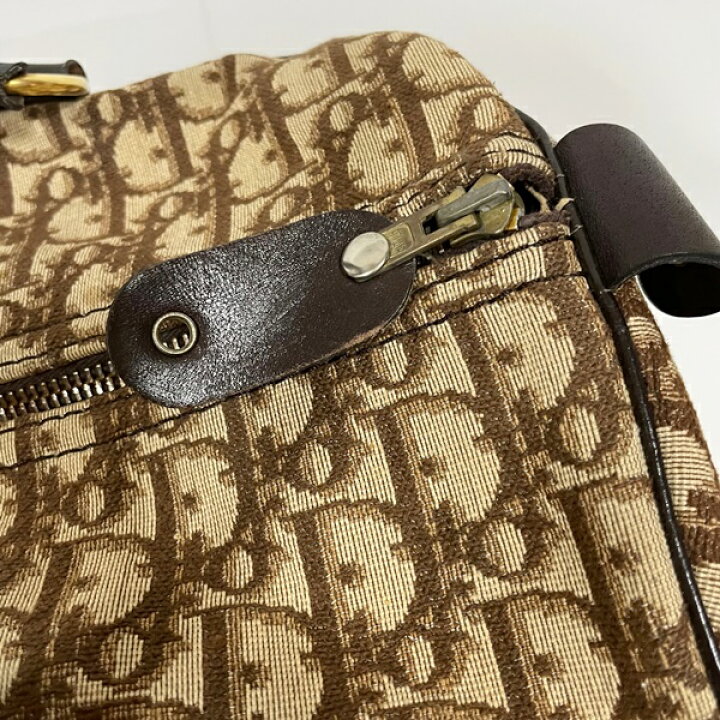 楽天市場】【中古】クリスチャンディオール トロッター ボストンバッグ  