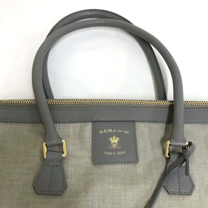 楽天市場】【中古】A.D.M.J. ナイロン レザーミニボストンバッグ 