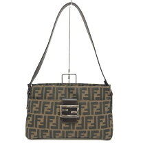 楽天市場】fendi ズッカ マンマバケット ワンショルダー ブラウン キの通販