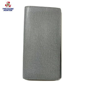 【中古】ルイヴィトン タイガ ポルトフォイユ ブラザ M32653 グラシエ 二つ折り 長財布 メンズ ウォレット LV LOUIS VUITTON イニシャル入り 訳あり 【102051888005】