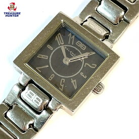 【中古】バレンシアガ レディース 腕時計 シルバー スクエア GLK 0155 クォーツ ウォッチ BALENCIAGA 【071523】