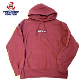 【中古】シュプリーム 21FW Box Logo Hooded Sweatshirt ボックスロゴ フード パーカー プラム メンズ トップス Lサイズ Supreme 【102823】