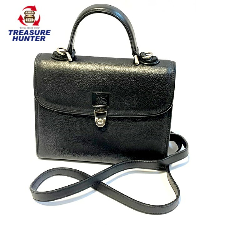 楽天市場】【中古】バーバリーズ レザー 2WAY ハンドバッグ ショルダー  