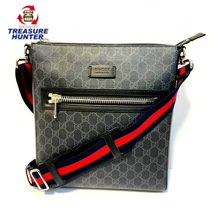 楽天市場】【中古】グッチ GGスプリーム ショルダーバッグ 474137 
