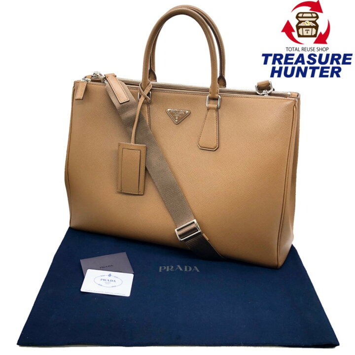 楽天市場】【未使用保管品】 PRADA プラダ ガレリアサフィアーノレザー 