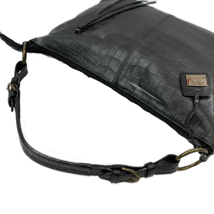 楽天市場】PELLE BORSA ベレボルサ ショルダーバッグ レザー ブラック 