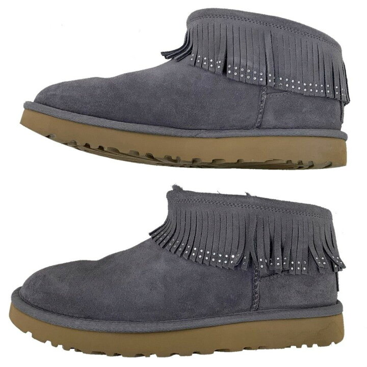 楽天市場】UGG ウルトラ ミニ フリンジ ブリン ムートンブーツ 1121576 