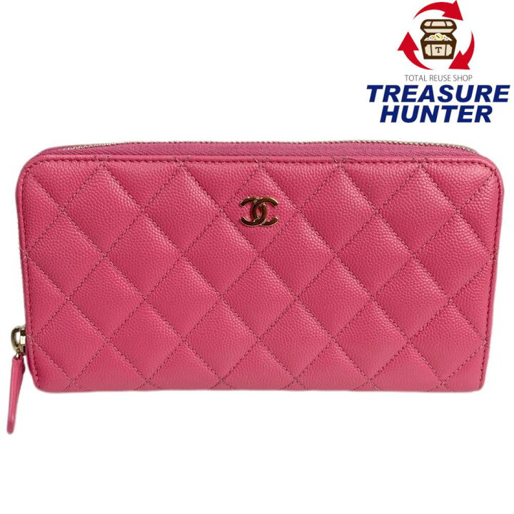 楽天市場】CHANEL マトラッセ ラウンドファスナー長財布 