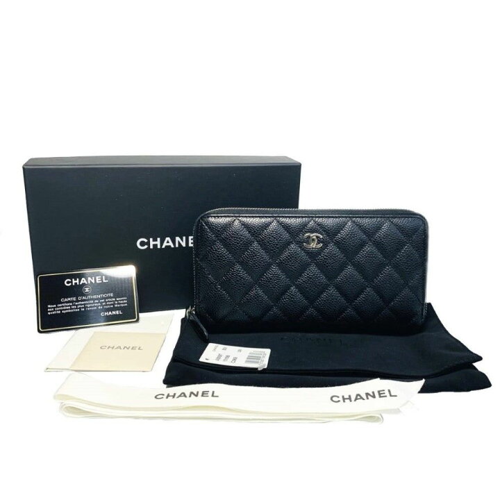 楽天市場】CHANEL シャネル ラウンドファスナー長財布 マトラッセ  