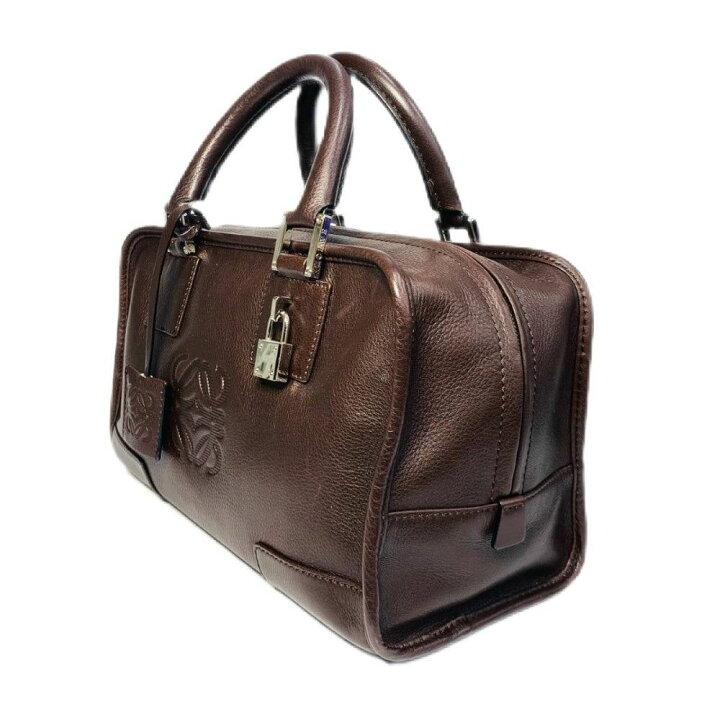 楽天市場】LOEWE ロエベ アマソナ28 レザー ハンドバッグ ブラウン 