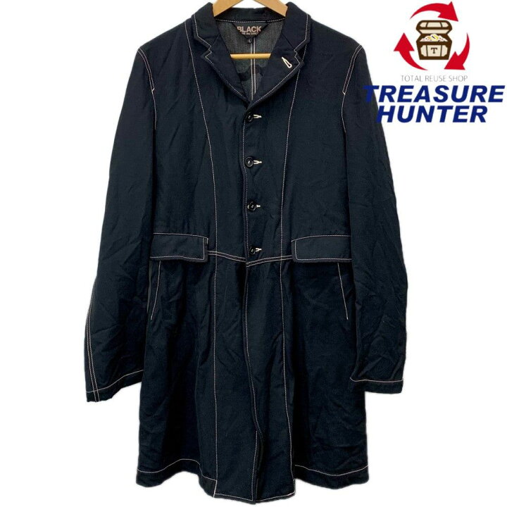 楽天市場】BLACK COMME des GARCONS ロングジャケットコート ステッチ 